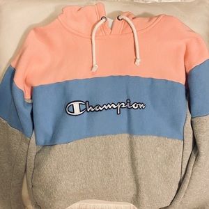 Champion Tri-colored Hoodie